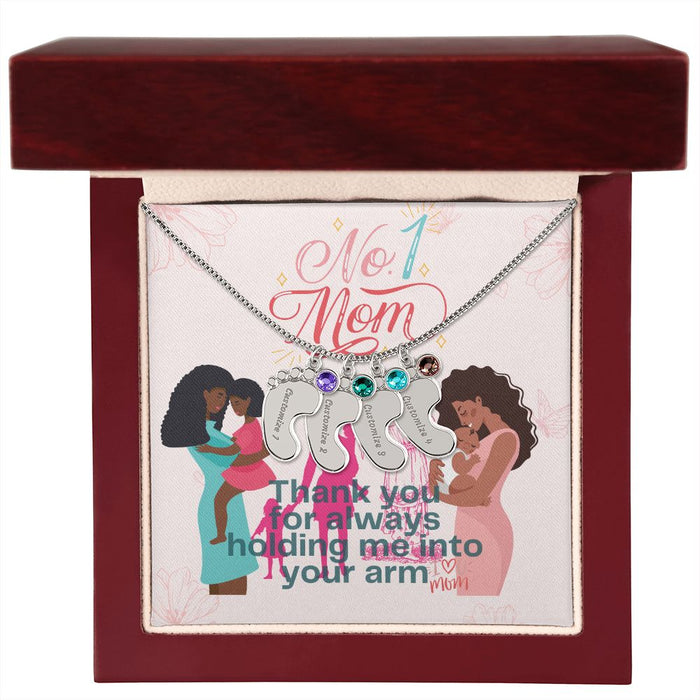 4 Charms / Polished Stainless Steel / Luxury Box