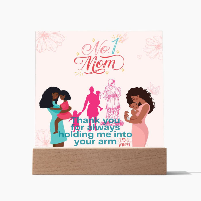 # 1. MOM -Thank For Your Embrace-Square Acrylic Plaque! 💕