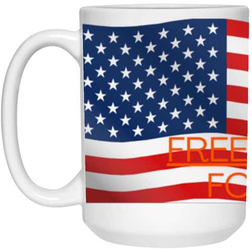 #1-MUG AMERICA FLAG FREEDOM FOR ALL