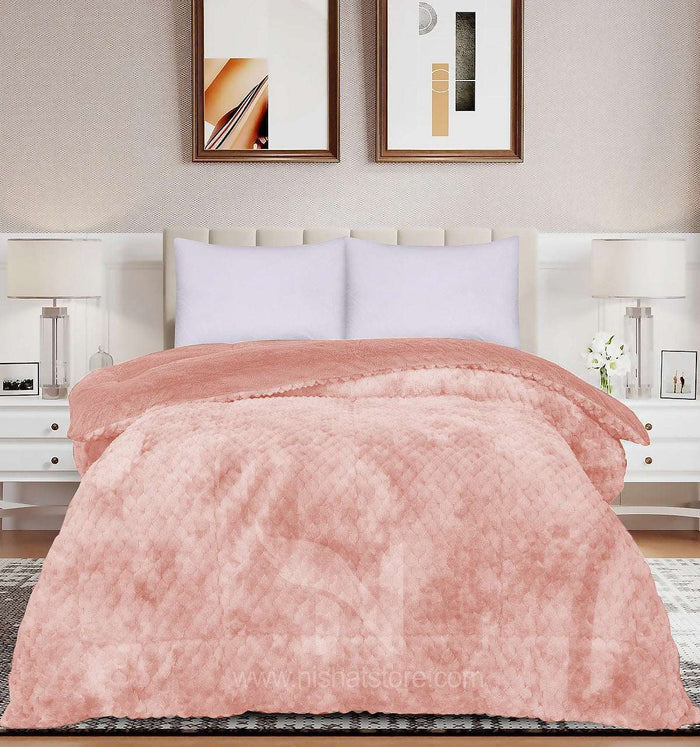 1 PC Double Fluffy Velvet Quilt NCS 175 - Nishat Creative Store