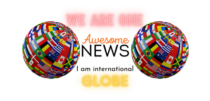 #1-WE ARE ONE INTERNATIONAL GLOBE FLAG