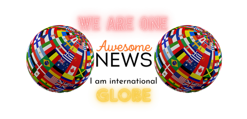 #1-WE ARE ONE INTERNATIONAL GLOBE FLAG