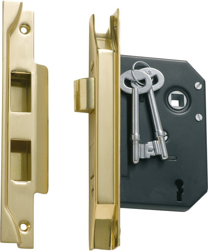 Backset 57mm / Polished Brass