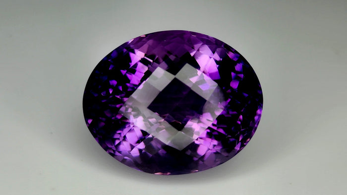 37.50Carats Natural Amethyst Gemstone IGCAma38