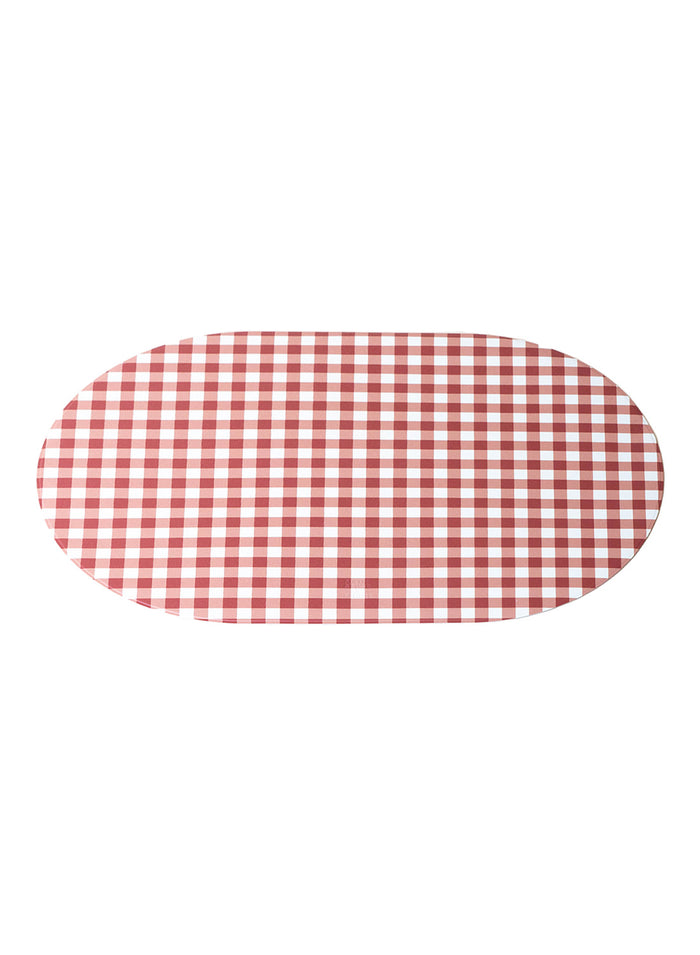 6XS Studio Gingham Placemat, Brown