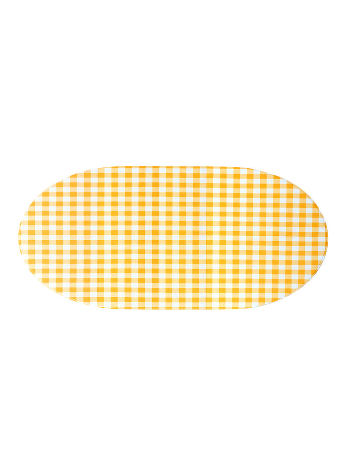 6XS Studio Gingham Placemat, Yellow