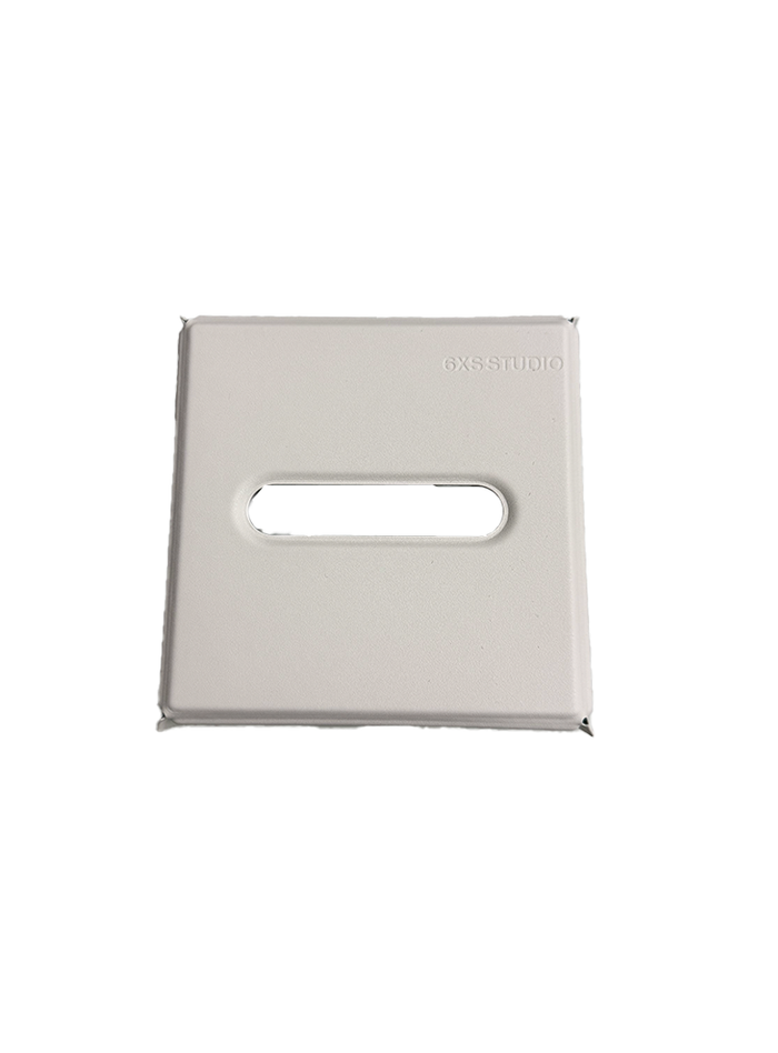 6XS Studio Tissue Case (S), White