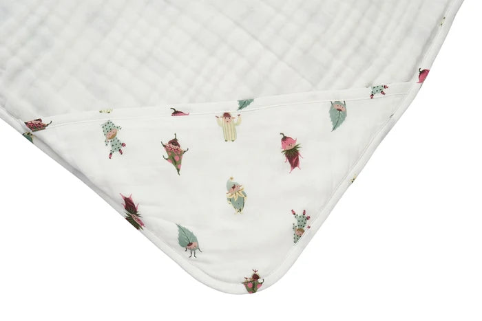 9-Layer Hooded Baby Bath Towel (Organic Cotton) - Pixie Dust