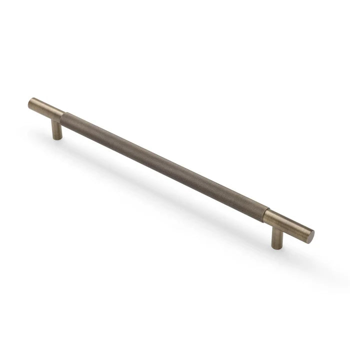 Aged Brass Knurled Appliance/Door Pull - Charmian - Manovella