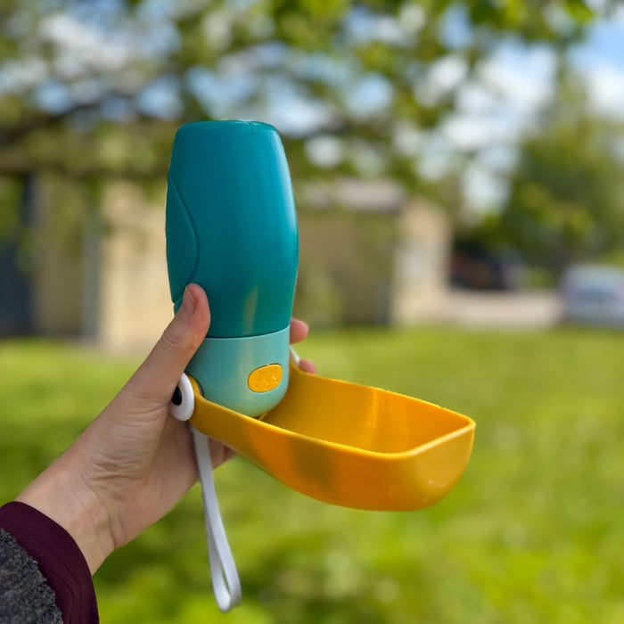 All in one Foldable Travel Water Bottle