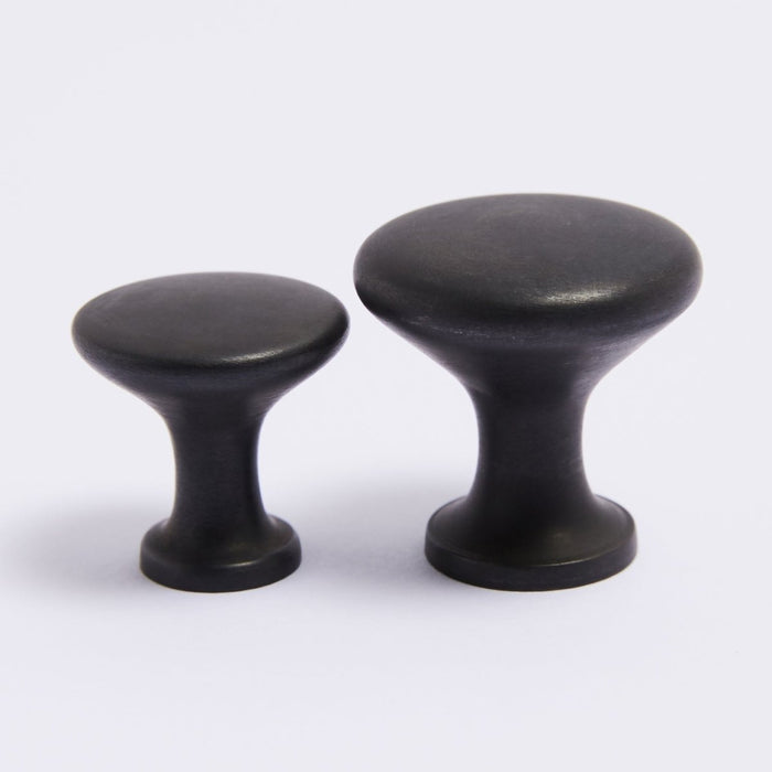 Ascot Knob - Scorched Black By Hepburn - Entry - Point - ASKSSCB - Hepburn Hardware