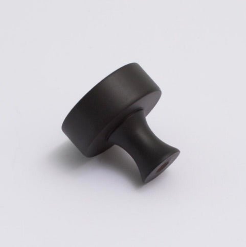 Atticus Knob - Blackest Black By Hepburn - Entry - Point - AKBLB - Hepburn Hardware