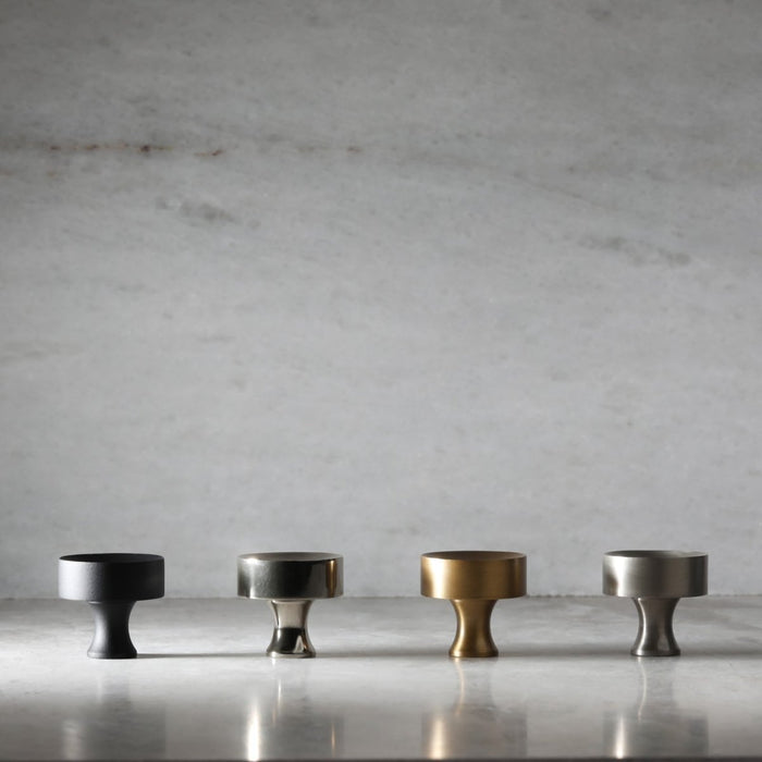 Atticus Knob - Polished Nickel By Hepburn - Entry - Point - AKPN - Hepburn Hardware
