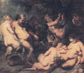 Bacchanale by Peter Paul Rubens Reproduction Oil Painting on Canvas