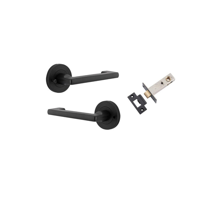 Matt Black / Inbuilt Privacy Set (Latch Included)