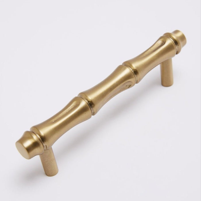 Bamboo Handle - Burnished Brass By Hepburn - Entry - Point - BAMHBB - Hepburn Hardware