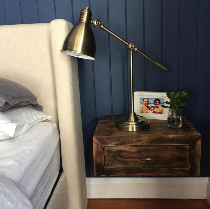Bamboo T - Bar - Antique Brass By Hepburn - Entry - Point - BAMKAB - Hepburn Hardware