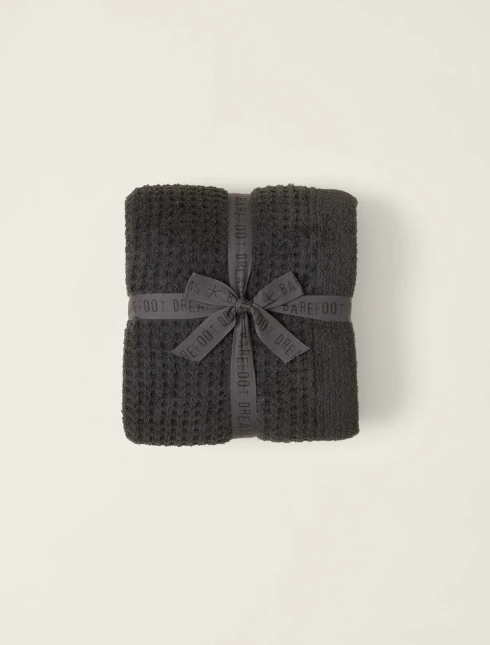 Barefoot Dreams - Waffle Throw CozyChic® - Carbon - Findlay Rowe Designs