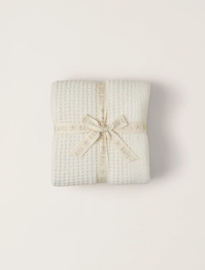 Barefoot Dreams - Waffle Throw CozyChic® - Cream - Findlay Rowe Designs