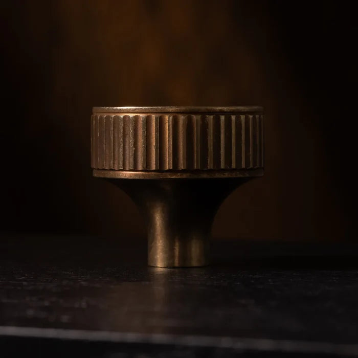 Barwick Ridged Cabinet Knob By Armac Martin