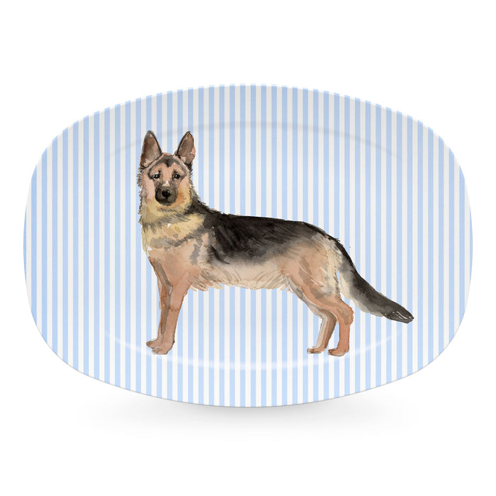 Best Friends German Shepherd Platter- | Mariposa