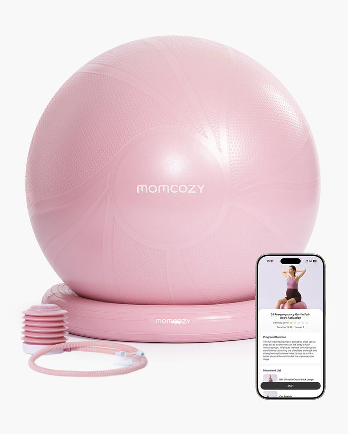 BirthEase Pregnancy Ball  Set— Birthing Ball