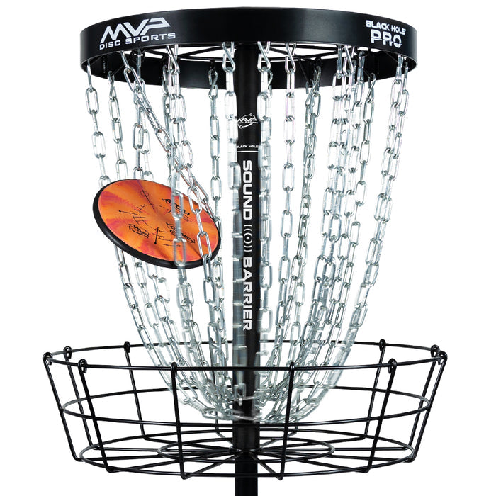 Black Hole Sound Barrier- Disc Golf Basket Noise Reducer- by MVP