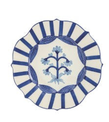 Blue & White Floral Platter