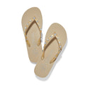 Brighton Golden Flip Flops