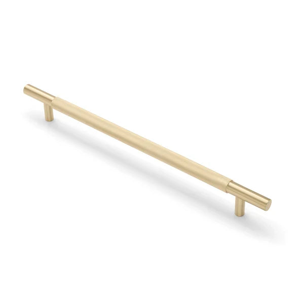 Brushed Brass Knurled Appliance/Door Pull - Charmian - Manovella