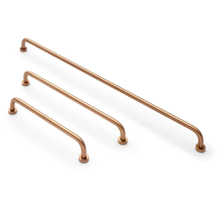 Brushed Copper PVD Arched Pull - Daphne - Manovella