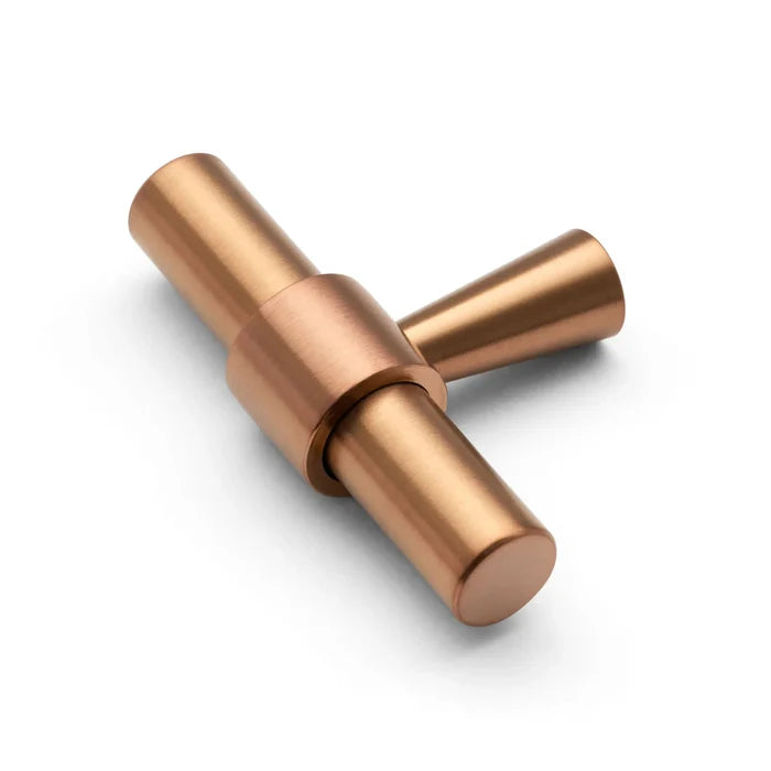 Brushed Copper PVD Timeless T-Bar - Cora - Manovella