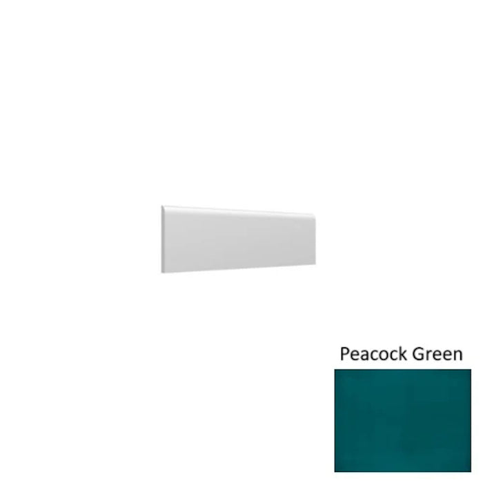 Bullnose Tile Delight Peacock Green 3x10 Glossy