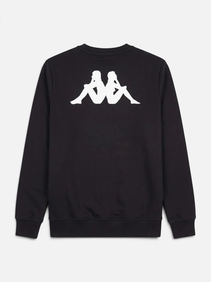 Buzo Kappa Authentic Emmen Negro/Blanco/Gris