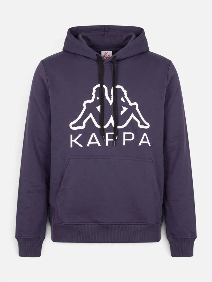 Buzo Kappa Logo Emmo Hoodie Azul Marine
