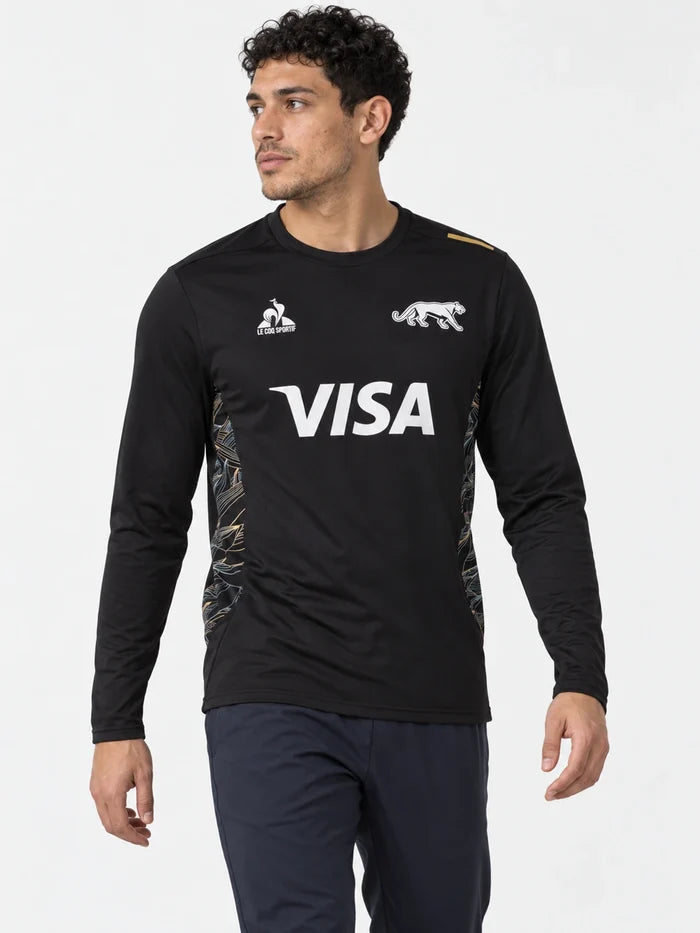 Buzo Le Coq Sportif Pumas Training Crewneck 2025 Negro — vista principal
