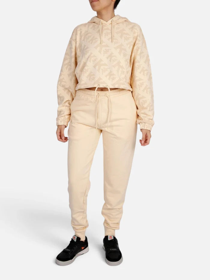 Buzo Mujer Kappa Authentic Tropp Beige Biscuit