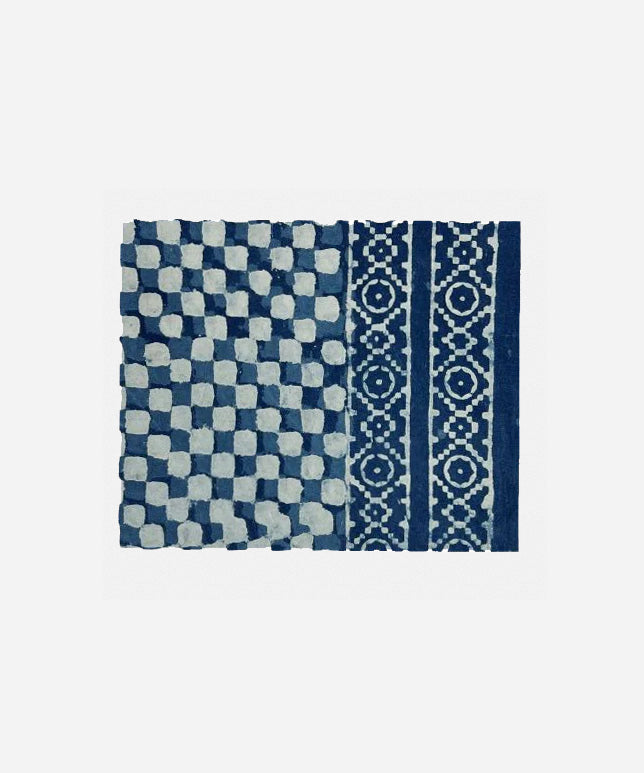 Cabana Tablecloth, Indigo Check