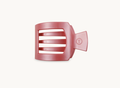 Calming Coral Small Flat Square Hair Clip