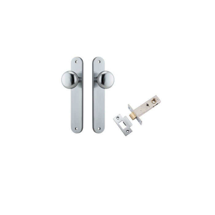 Brushed Chrome / Passage Set (Latch Included)