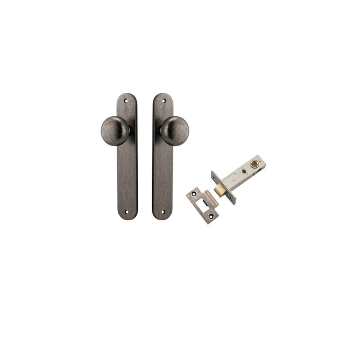 Distressed Nickel / Passage Set (Latch Included)