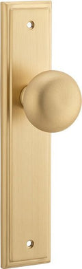 Brushed Brass / Knob Set Only