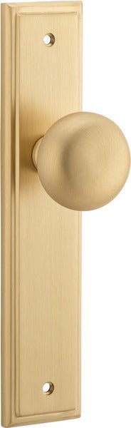 Brushed Brass / Knob Set Only