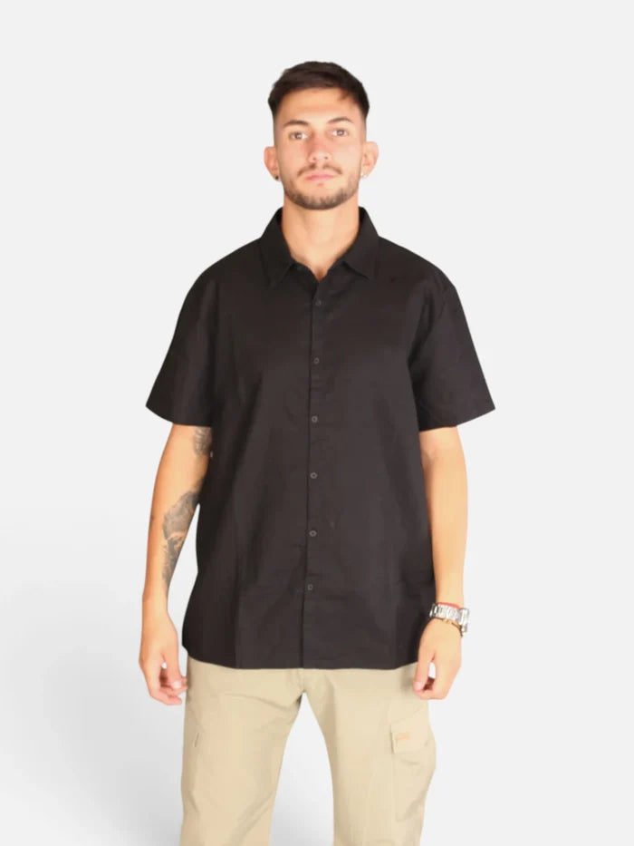 Camisa NTF Lino Negra