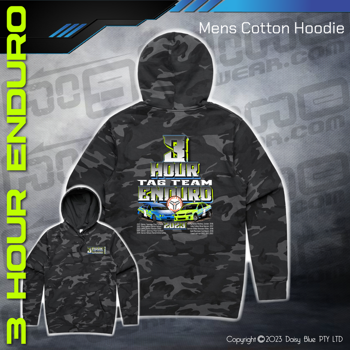 Camo Hoodie - 3 HOUR ENDURO 2023