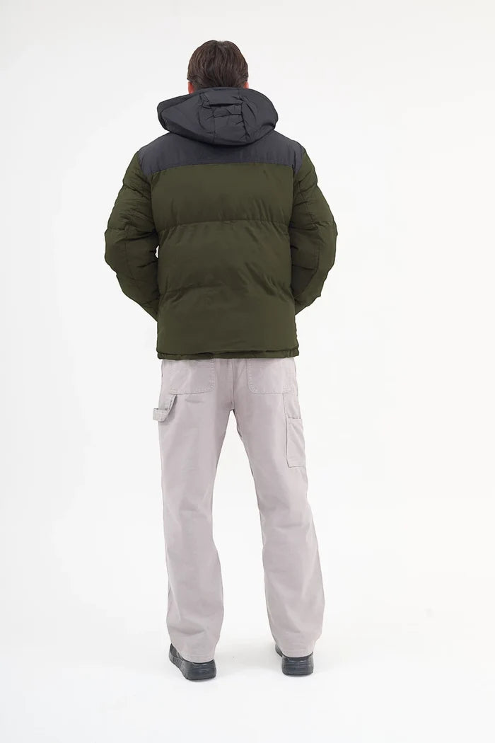 Campera Vart Puffer Esteroide Verde