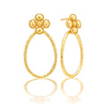 Capucine de Wulf - Earrings - Berry Clover Teardrop - Gold - Findlay Rowe Designs