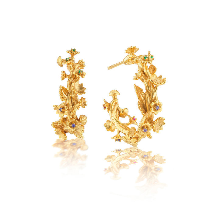 Capucine de Wulf - Earrings - Meadow Small Hoop - Gold - Findlay Rowe Designs