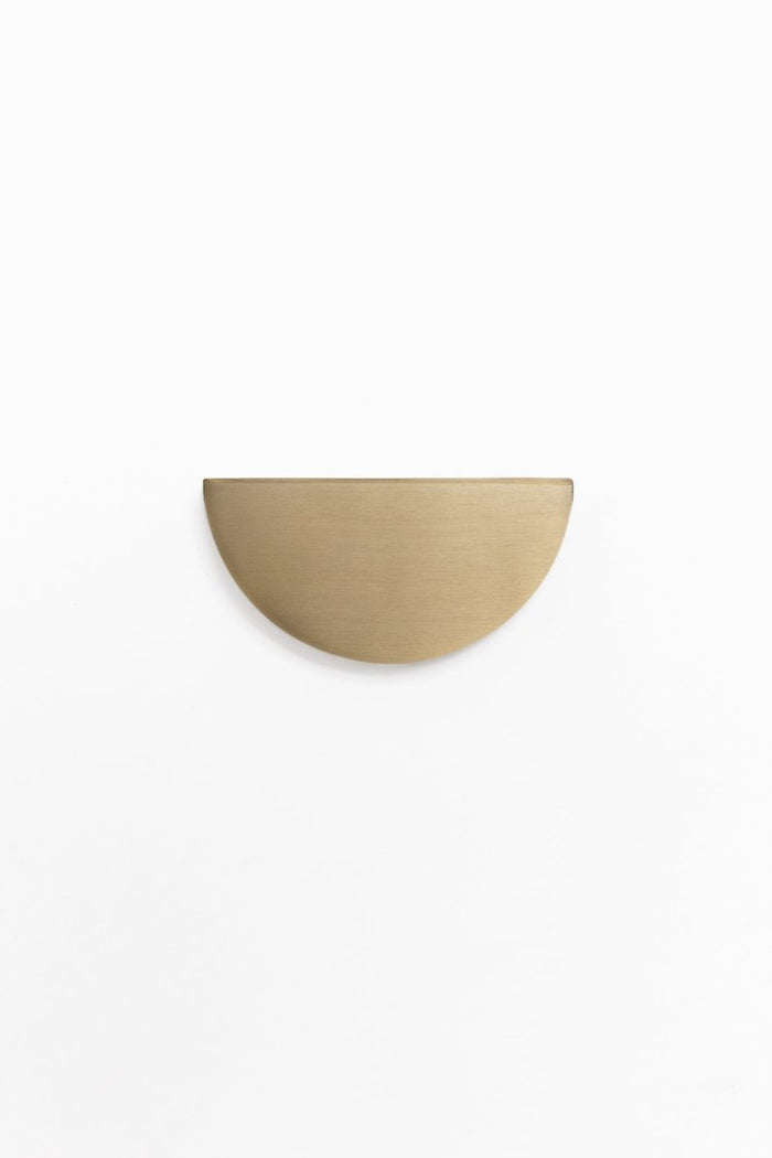 Celeste Half Moon Brass Cabinetry Pull - Little Swagger - Entry - Point - Celeste - AB - 64 - Little Swagger