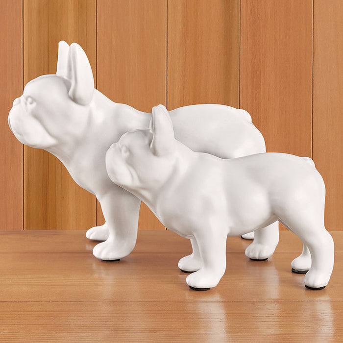 Ceramic French Bulldog Figurine